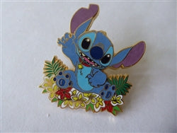 Disney Trading Pin 30489     JDS - Stitch - Flower - Aloha!