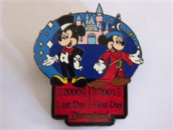 Disney Trading Pin 3365 DLR - Last Day 2000/First Day 2001 (Mickey)
