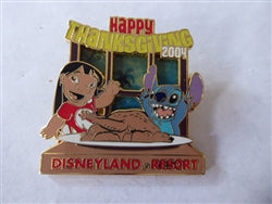 Disney Trading Pin   33784 DLR - Thanksgiving 2004 (Lilo and Stitch)