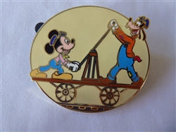 Disney Trading Pins 33799     Disney Auctions - Mickey Mouse & Goofy Handcart