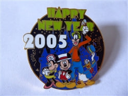 Disney Trading pins  35837 DLR - Cast Exclusive - Happy New Year 2005