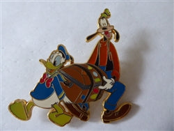 Disney Trading Pins 35883     DVC - Members Are Magical (Travel Donald & Goofy)