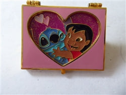 Disney Trading Pin 36379     JDS - Lilo and Stitch - Happy Valentines Day 2005 - Hinged