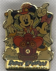Disney Trading Pin 3705     TDR - Mickey, Minnie & Donald - Party Express - TDL