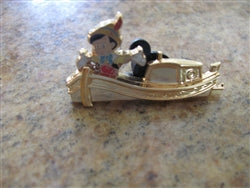 Disney Trading Pins 38484 DLR - Golden Vehicle Collection - Storybook Land Canal Boats (Pinocchio)