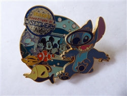 Disney Trading Pin 40383     WDW - Stitch's Adventure of Discovery - The Living Seas Pavilion