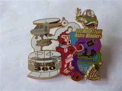 Disney Trading Pin 40412 DLR - Magical Milestones - Then and Now - Circle-Vision 360 to Buzz Lightyear Astro Blasters