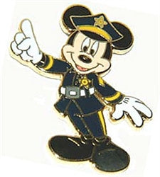 Disney Trading Pin 4182: Policeman (Mickey Mouse)