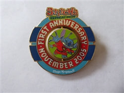 Disney Trading Pin 42661     WDW - Stitch's Great Escape! (Attraction 1st Anniversary Spinner)