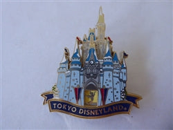 Disney Trading Pin 43176     WDI - Tinker Bell - Castle - Tokyo Disneyland - 50th Anniversary