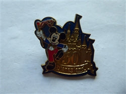 Disney Trading Pins  43403 DLR - Mickey Mouse 50th Golden Castle (3D)