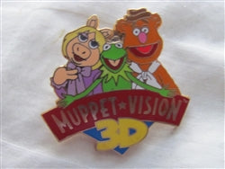Disney Trading Pin 437 Muppet Vision 3D (Kermit the Frog, Miss Piggy, Fozzie Bear)