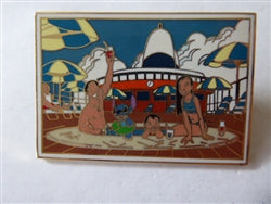 Disney Trading Pin 43846     DS - Disney Shopping - Stitch Postcard Pin #1 Cruise Control