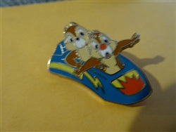 Disney Trading Pins 44897 DLR - E-Ticket Thrills (GWP) Chip & Dale on California Screamin'
