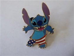 Disney Trading Pin 46958     Stitch - Stars and Stripes Boxers