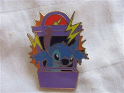 Disney Trading Pin 47051: DLR - E-Ticket Thrills Collection (GWP) Stitch on Tower of Terror