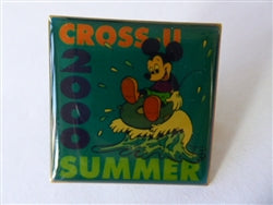 Disney Trading Pin 4799    WDW - Mickey - Cross-U Summer 2000 - Cast Exclusive