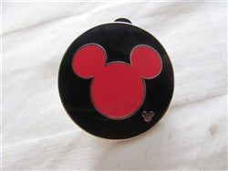 Disney Trading Pin 51305: WDW - Hidden Mickey Collection - Mickey Icon (Red)