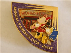 Disney Trading Pin 53305 DLR - Annual Passholders 2007 - Quadrant - Minnie Mouse