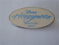 Disney Trading Pin 55393    WDW - Honeymoon Registry 2007