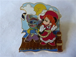 Disney Trading Pin 55650 DLR - Artist Choice - Pirate Stitch and Redhead Minnie (Puzzle Series)
