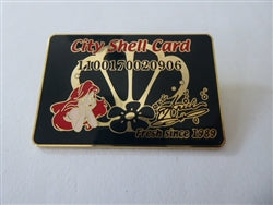 Disney Trading Pin  56523    DS - Ariel - Little Mermaid - City Shell Card - Credit Card