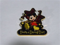 Disney Trading Pin 57333     WDW - Cast Award - You're a Disney Star on Card (Mickey and Star)