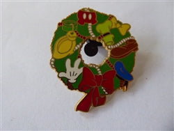 Disney Trading Pins 58422     DS - Disney Shopping - 2007 Advent Pins (Fab 5 Christmas Wreath Only)