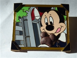 Disney Trading Pin  58824 DLR - Mickey's Pin Festival of Dreams - Picture the Moment - 9 Pin Framed Set (Where the streets have character)
