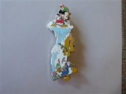 Disney Trading Pin 59354     DS - Mickey, Donald & Pluto - Ice Climbing - Jumbo