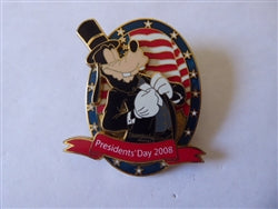 Disney Trading Pins 59555     DLR - Presidents' Day 2008 - Goofy as Abe Lincoln