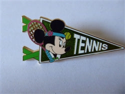 Disney Trading Pin 60670     DS - Disney Shopping - Sports Pennant Series - Tennis (Minnie Mouse)