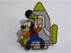 Disney Trading Pin 61166: Flexible Characters Mini Pin Boxed Set - Goofy at Rocket to the Moon Only