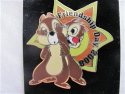 Disney Trading Pin 61958: Friendship Day 2008 - Chip and Dale