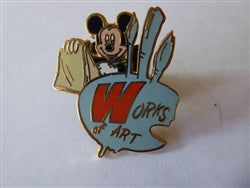 Disney Trading Pin  6222     JDS - Mickey Mouse - Works of Art - W - Walt Disney Puzzle Series