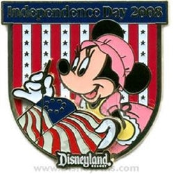 Disney Trading Pin 62294 DLR - Independence Day 2008 - Minnie Mouse as Betsy Ross