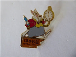 Disney Trading Pin 62649     WDW - Cross U Spring 2008 - White Rabbit