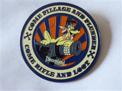 Disney Trading Pins 63136     DL - Pluto - Pirates of the Caribbean - Come Pillage and Plunder - Decal - Mickeys Pin Odyssey