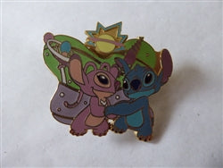Disney Trading Pin 63354     HKDL - Stitch & Angel - In Space