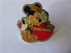 Disney Trading Pin 6418    Disney on Tour - Mickey Mouse - Apple - Nagano