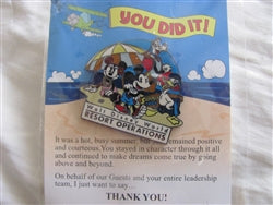Disney Trading Pin 65073: WDW - Summer 2008 - Cast Member ''Thank You'' (Fab 4)