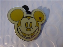 Disney Trading Pin 66614: WDW - Hidden Mickey Series III - Colorful Mickeys - Yellow