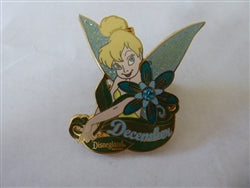 Disney Trading Pin 66844 DLR - Tinker Bell Birthstone Collection 2008 - December (Turquoise)