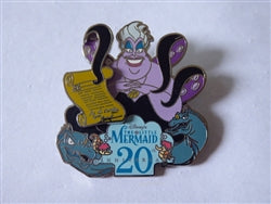 Disney Trading Pin 68195 DLR - Featured Artist Collection - Disney's Little Mermaid 20th Anniversary - Ursula