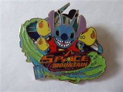 Disney Trading Pins 69094     WDW - E-Ticket Attractions - Space Mountain - Stitch