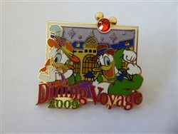 Disney Trading Pin 69365     TDR - Donald & Daisy Duck - Dining Voyage 2009 - Miracosta Hotel - Ambassador Hotel