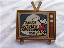 Disney Trading Pin 6956: 100 Years of Dreams #7 - Walt Disney Presents (1958)