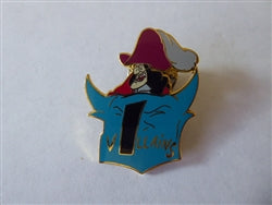 Disney Trading Pin 7004     JDS - Captain Hook - Villains - I - Walt Disney Puzzle Series