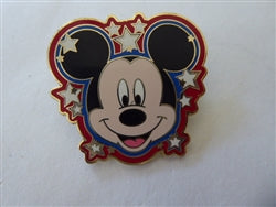 Disney Trading Pin 70161    Patriotic Mickey - White Stars - Jerry Leigh