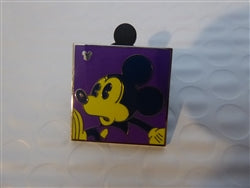 Disney Trading Pins WDW - 2010 Hidden Mickey Series - Neon Mickey - Purple